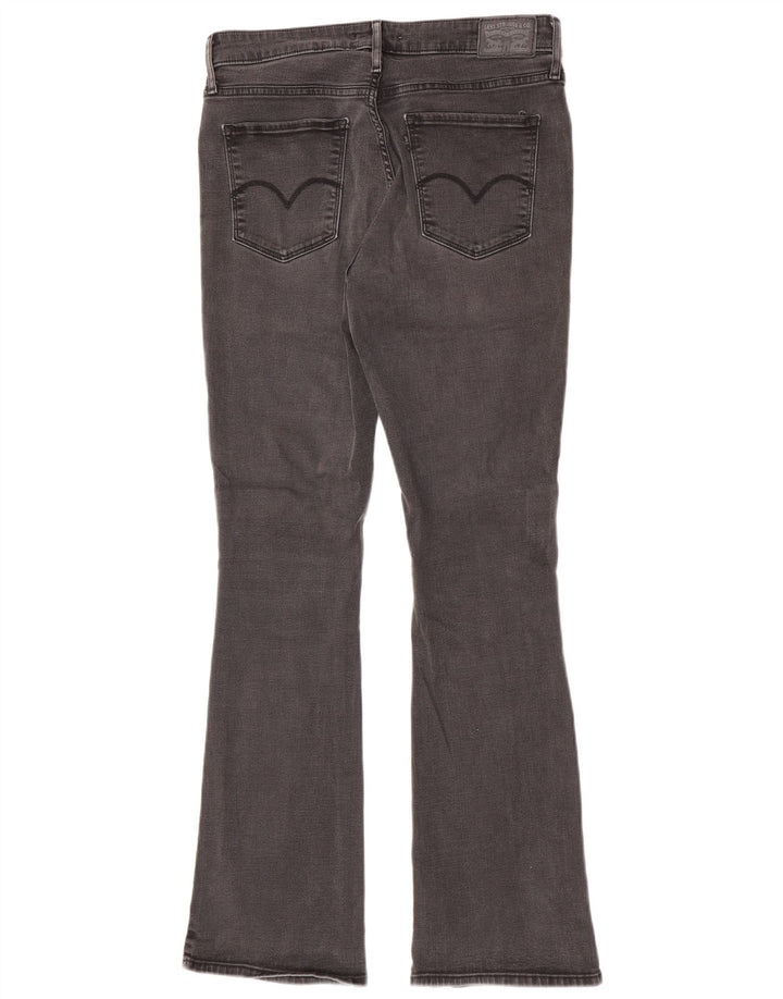 Levi's Womens 725 High Rise Bootcut Jeans W32 L32 Grå Bomuld