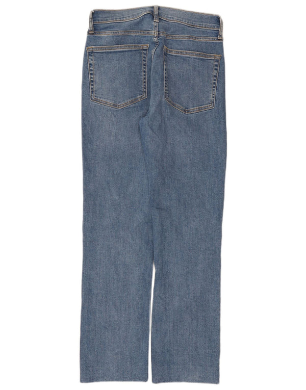 Zara Dame Straight Jeans EU 36 XS W26 L28 Blå