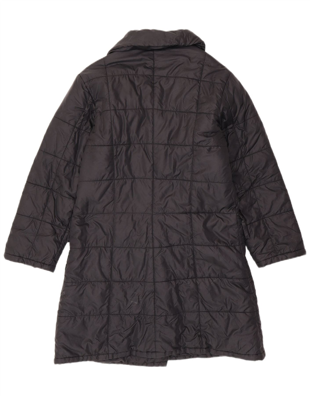 REPLAY Dame Loose Fit Polstret Frakke UK 10 Small Black Polyester