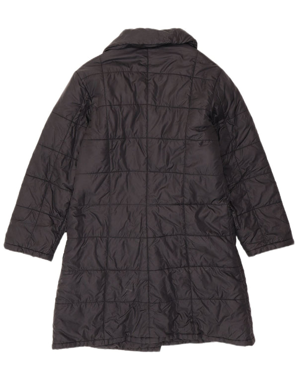 REPLAY Dame Loose Fit Polstret Frakke UK 10 Small Black Polyester