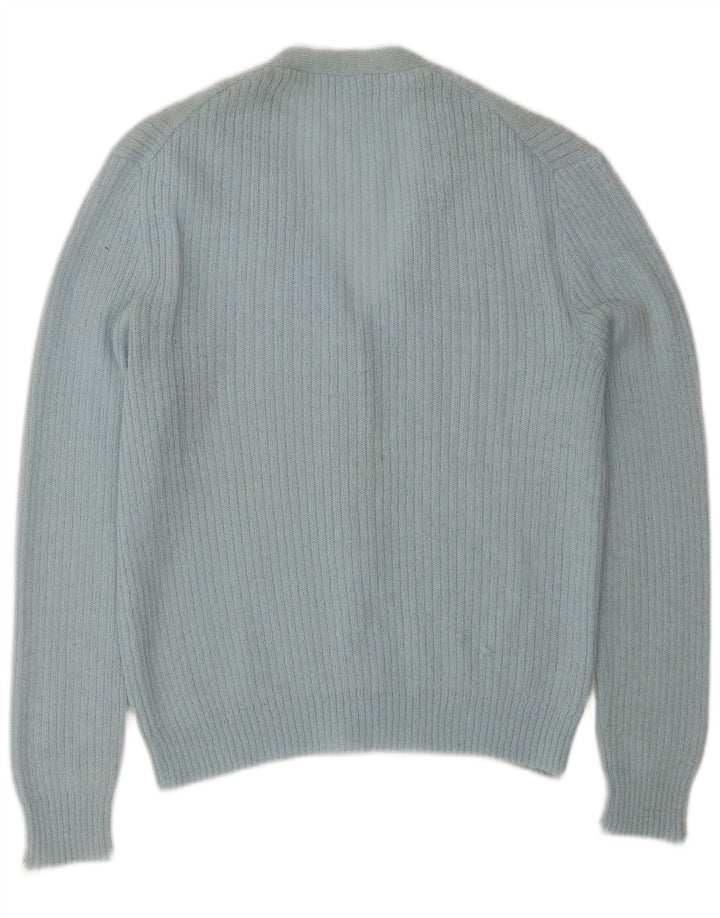 Vintage dame cardigan sweater UK 14 Large Blue Classic