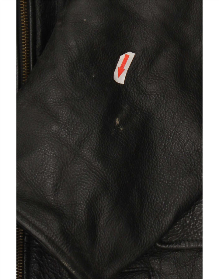 Vintage herre læderjakke UK 36 Small Black