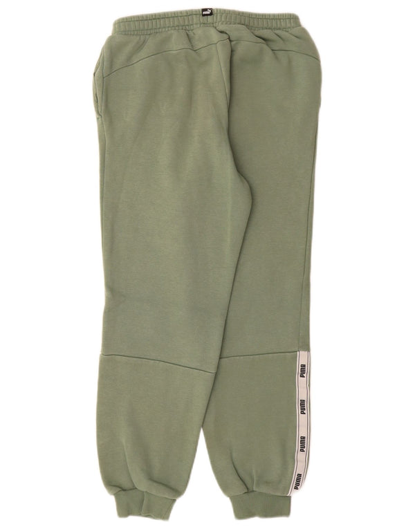 Puma Boys Grafisk træningsdragt Bukser Joggers 11-12 år Khaki Colourblock
