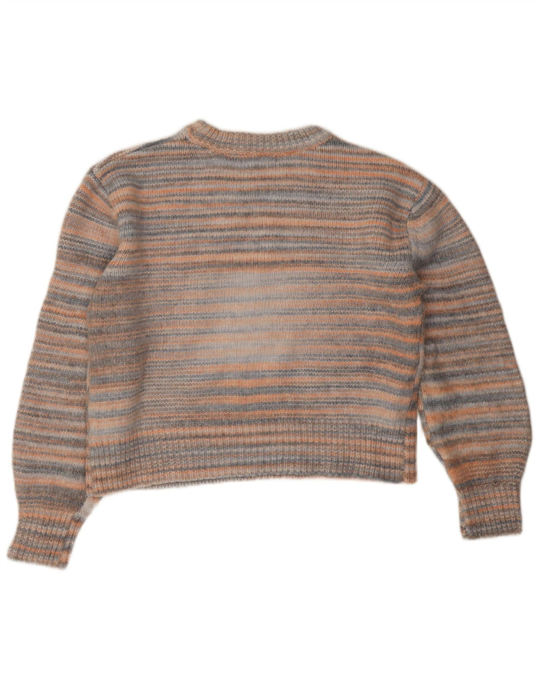 Marks & Spencer Dame Crop Boat Neck Jumper Sweater UK 14 Medium Multicolo