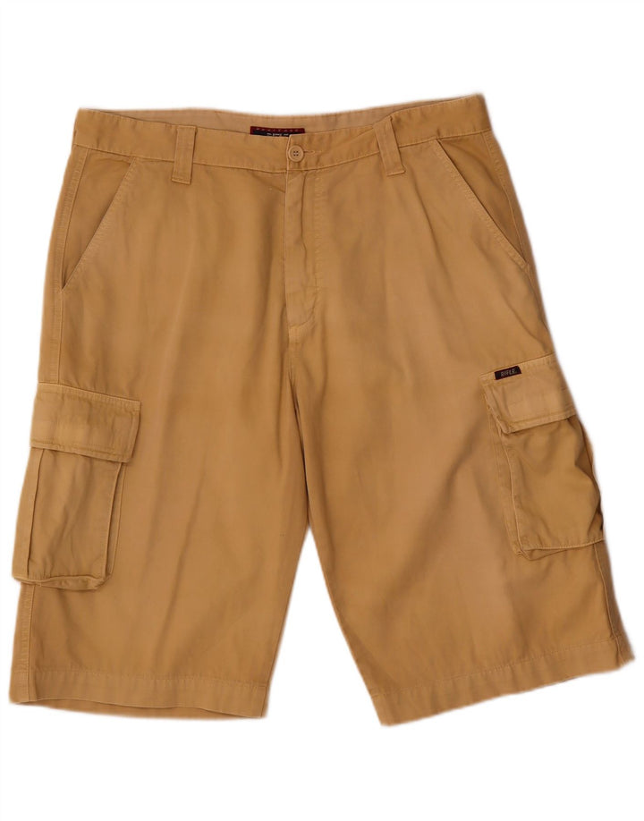 Rifle Herre Cargo Shorts W36 Stor Beige Bomuld