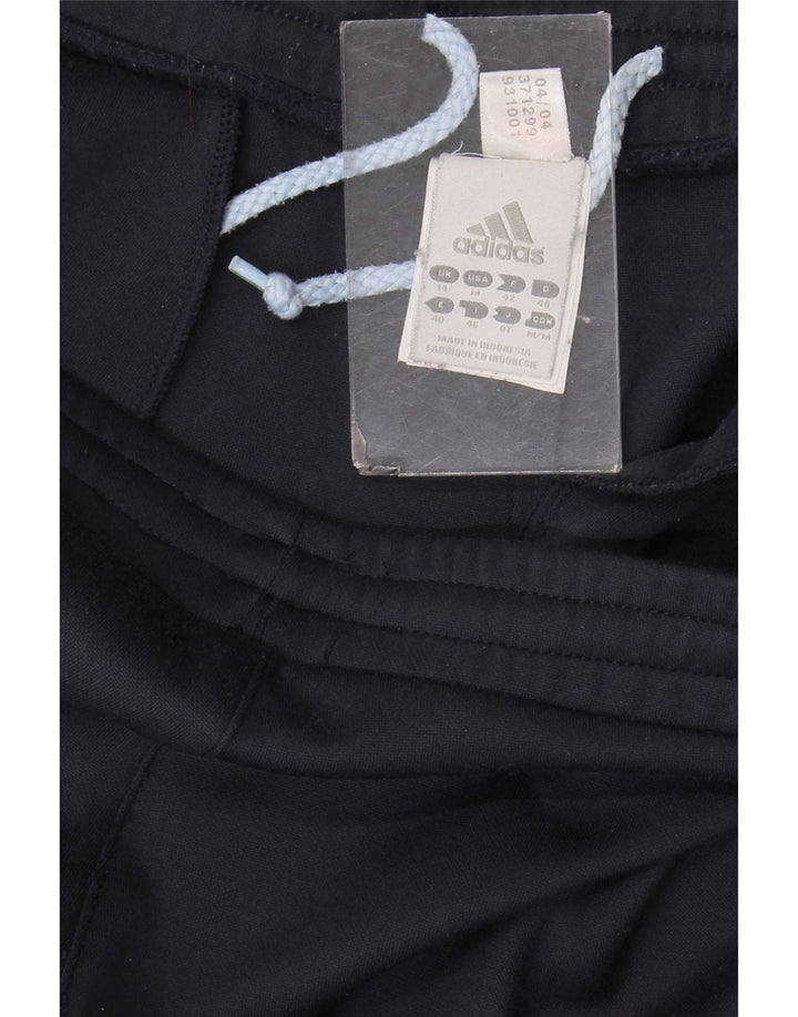 Adidas træningsdragt bukser til kvinder UK 14 Medium Navy Blue Polyester