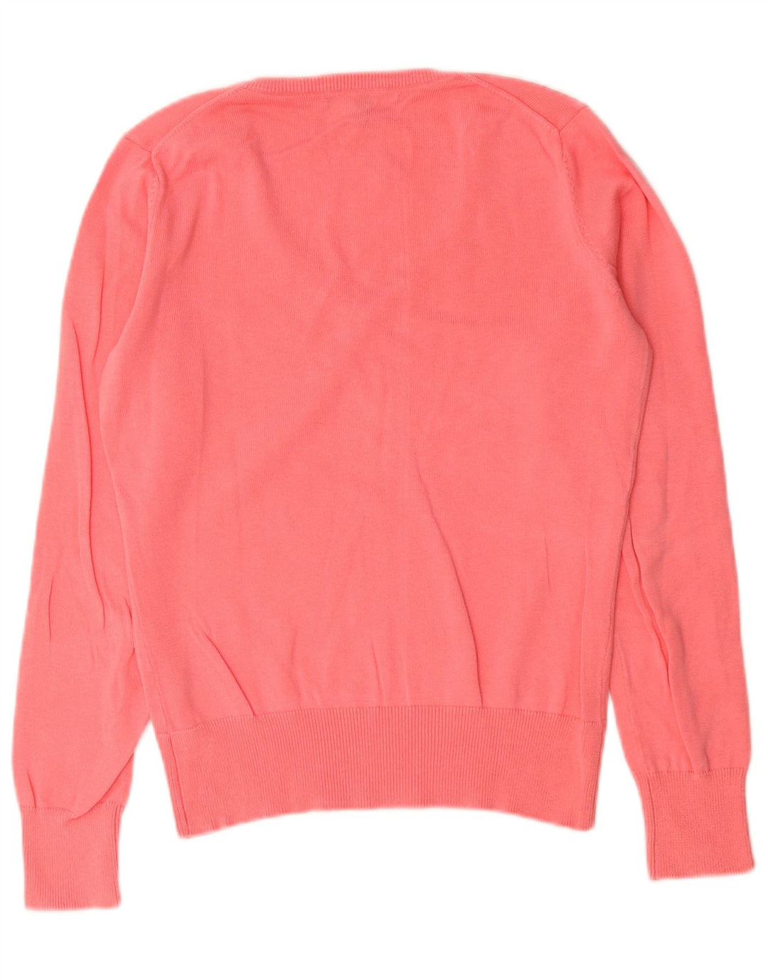 Gant Dame V-hals sweater UK 12 Medium Pink Bomuld