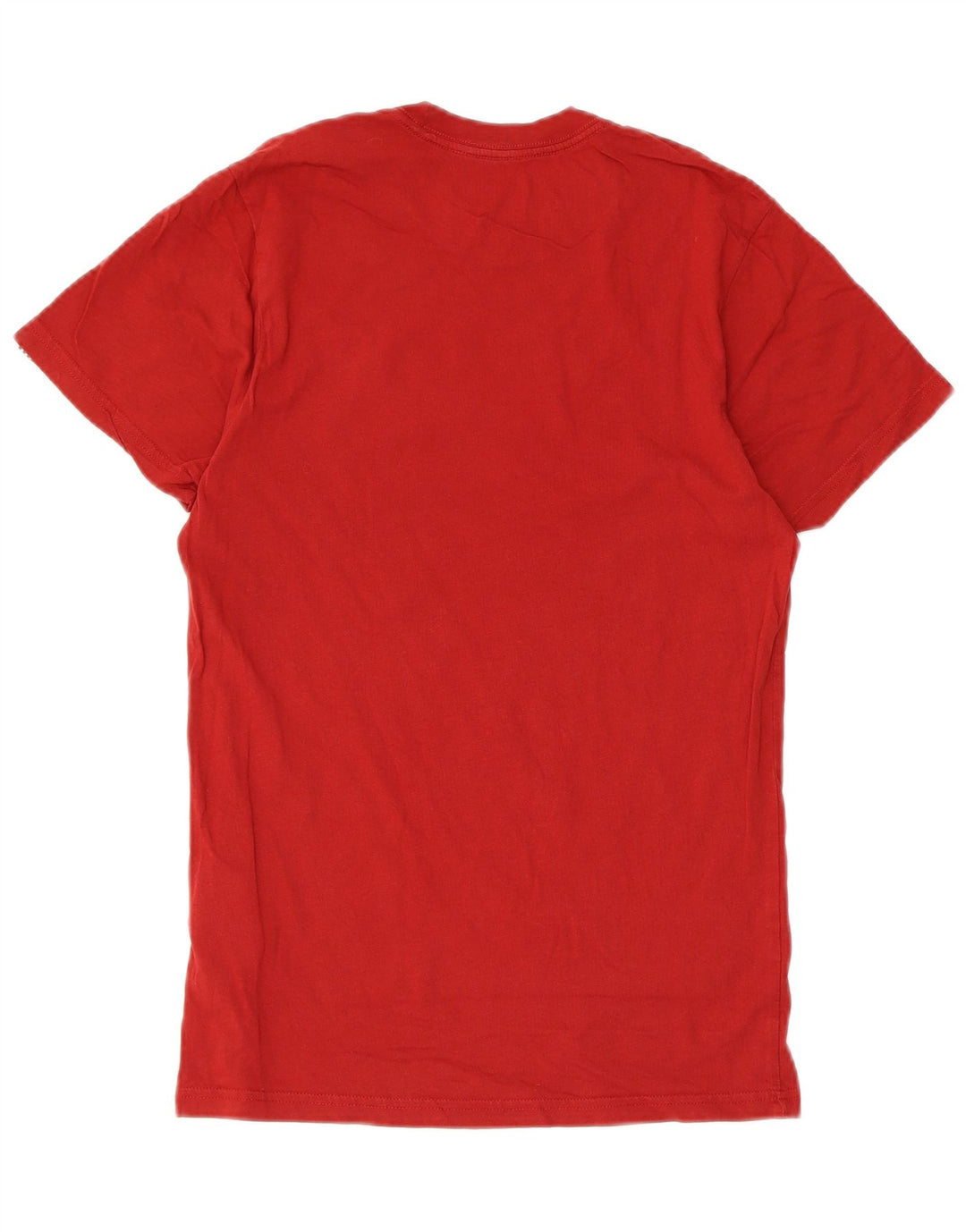 Vans Herre Custom Fit Grafisk T-Shirt Top Lille Rød Bomuld