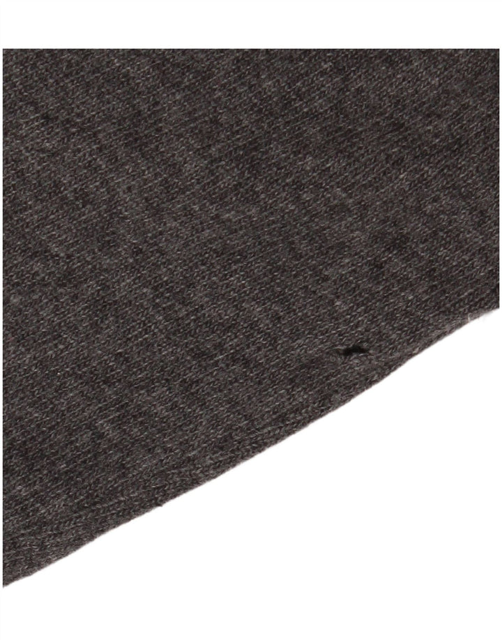 BARBOUR drenge sjalhals sweater 15-16 år 2XL grå Fair Isle uld