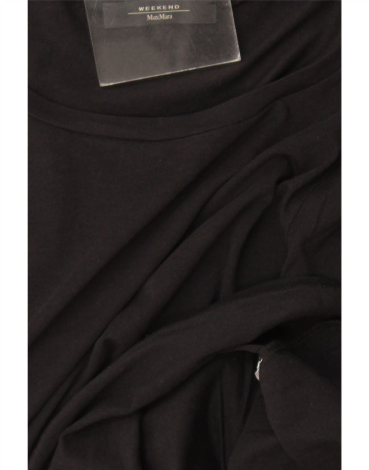 Max Mara Dame Weekend Top 3/4 ærme UK 12 Medium Sort