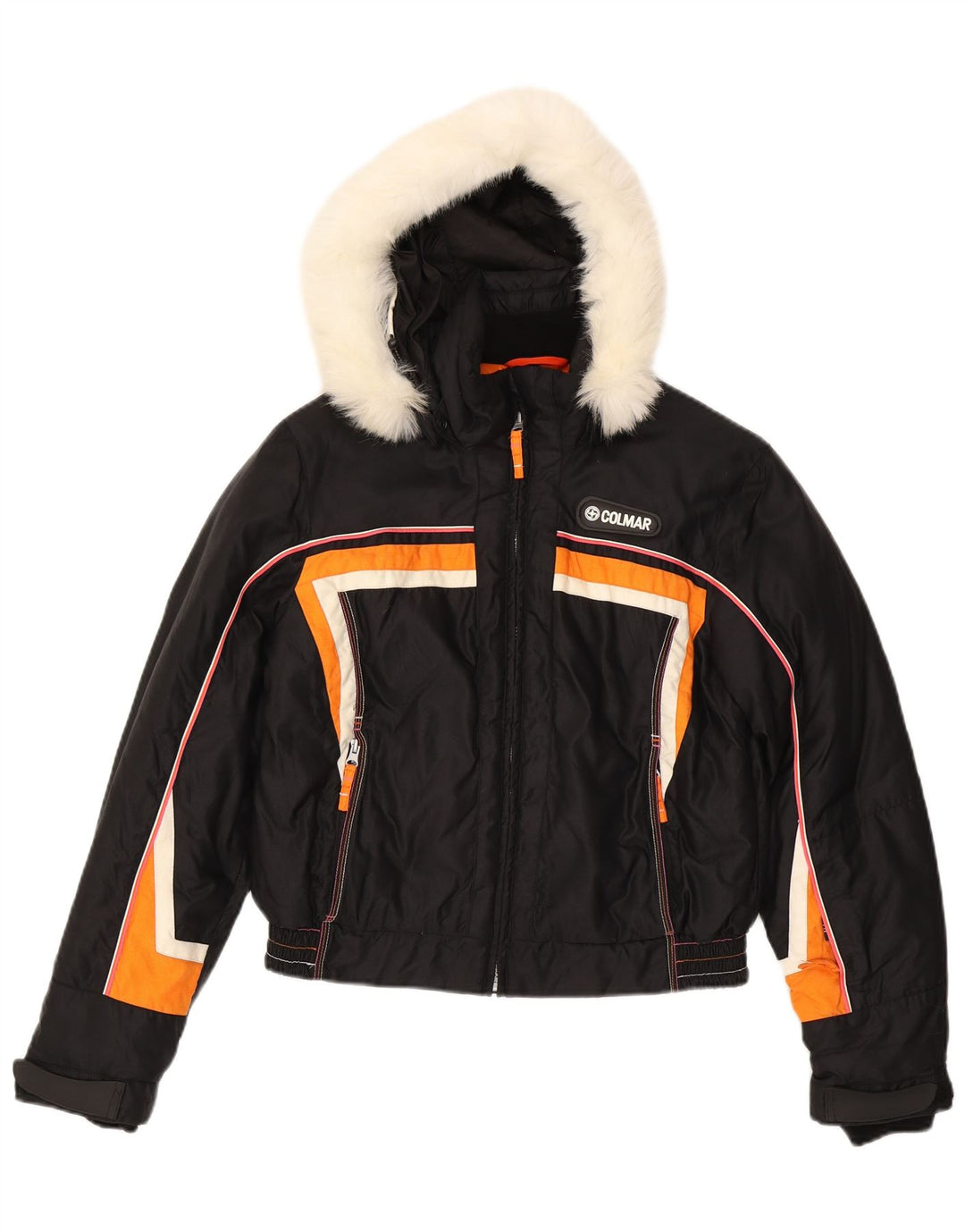 Colmar Dame Hættevindjakke EU 44 2XL Sort Colourblock