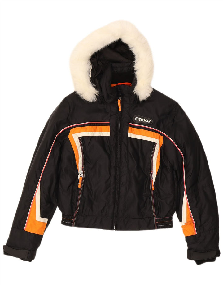 Colmar Dame Hættevindjakke EU 44 2XL Sort Colourblock