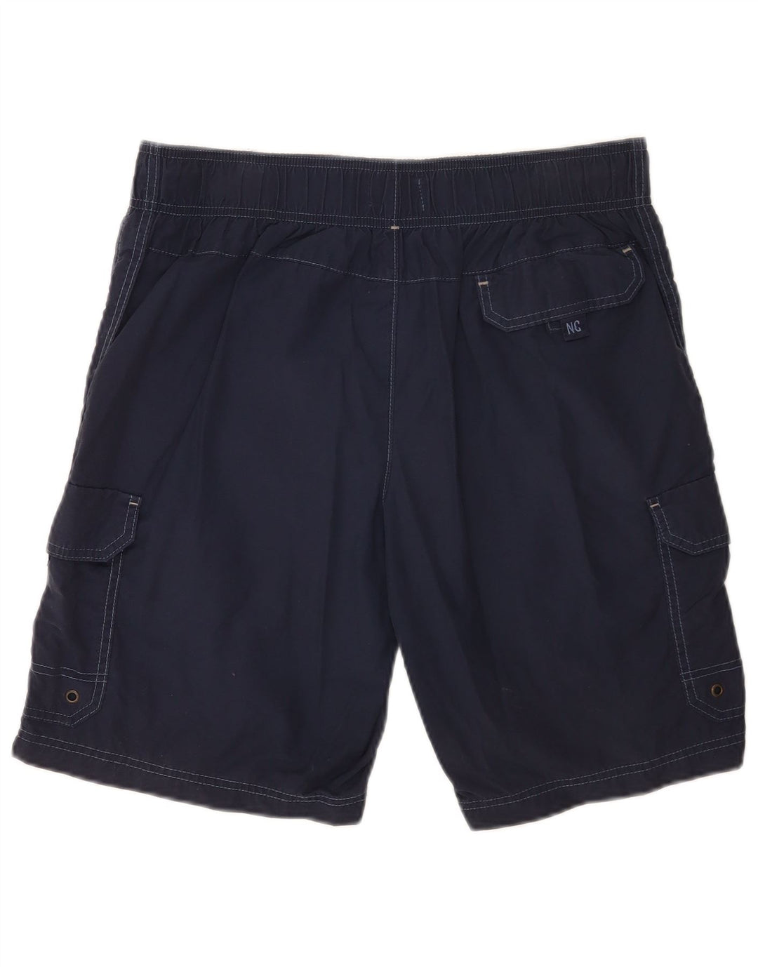 Marks & Spencer Herre Cargo svømmeshorts Mellem marineblå bomuld