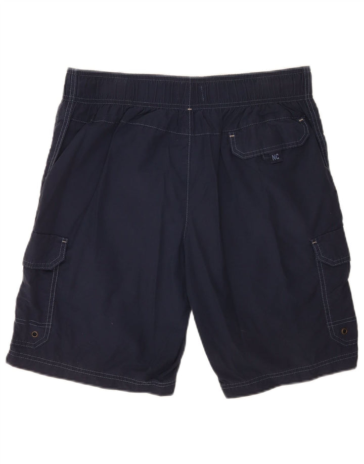 Marks & Spencer Herre Cargo svømmeshorts Mellem marineblå bomuld