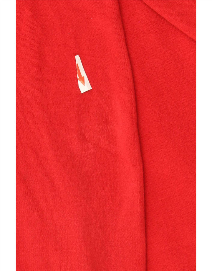 Marks & Spencer Dame Longline Åben Cardigan Sweater UK 16 Large Red