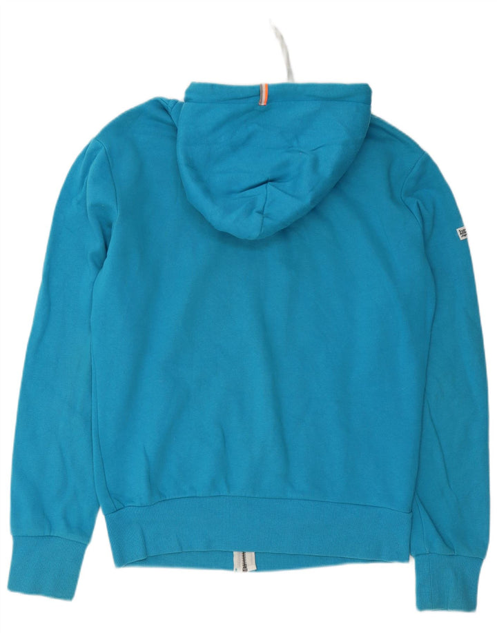 Superdry Hættetrøje med lynlås til mænd Stor blå bomuld