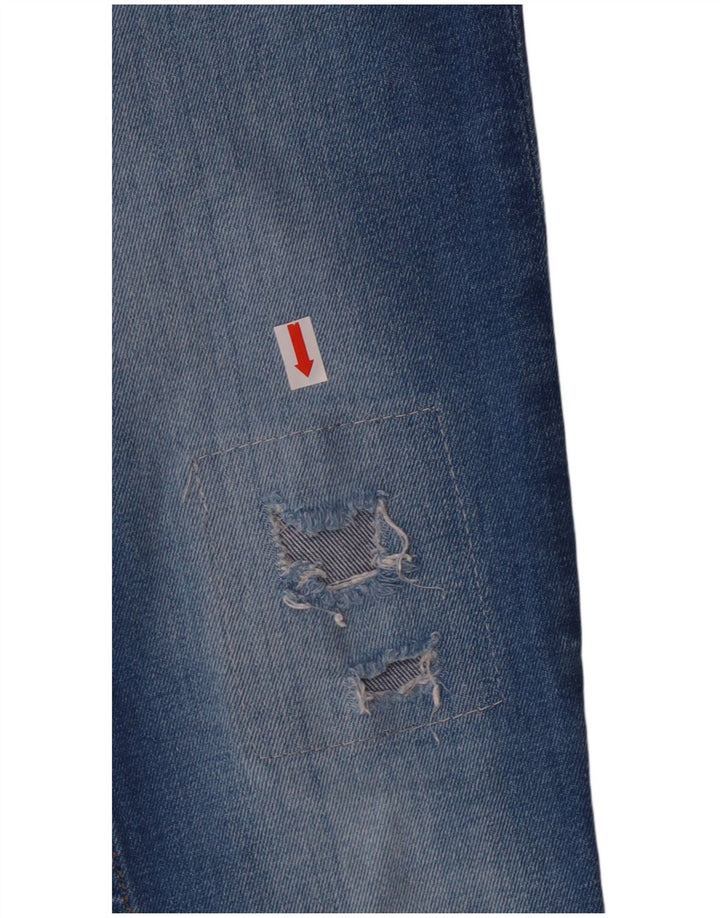 Tommy Hilfiger Boys Distressed Slim Jeans 11-12 år W24 L26 Blue Cotton