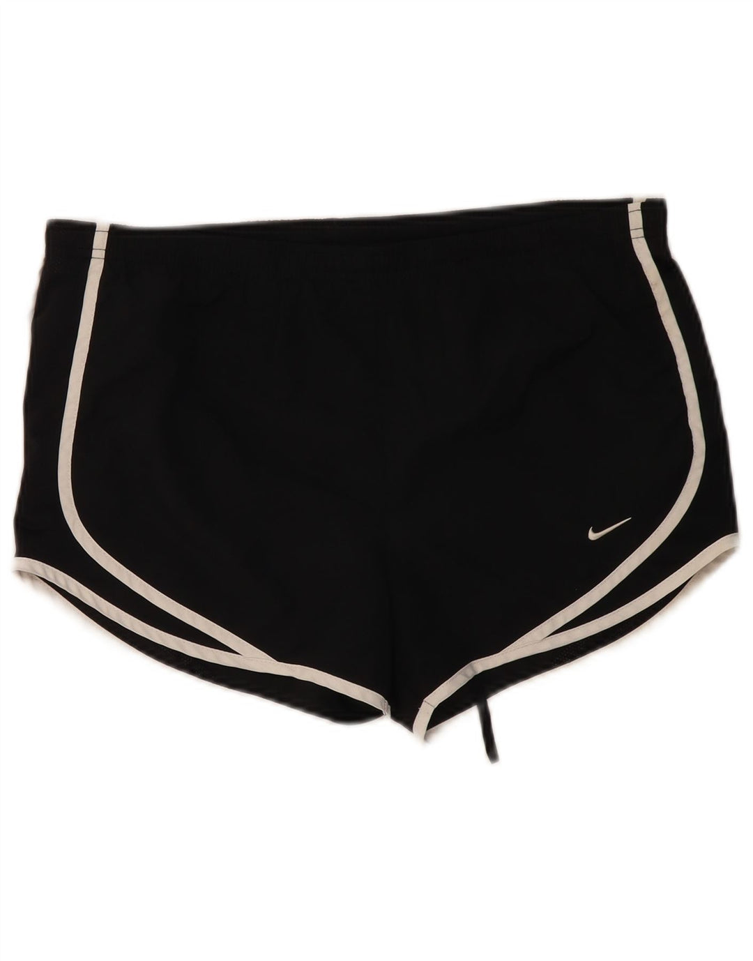 NIKE Womens Dri Fit Sport Shorts UK 10 Small  Black Polyester