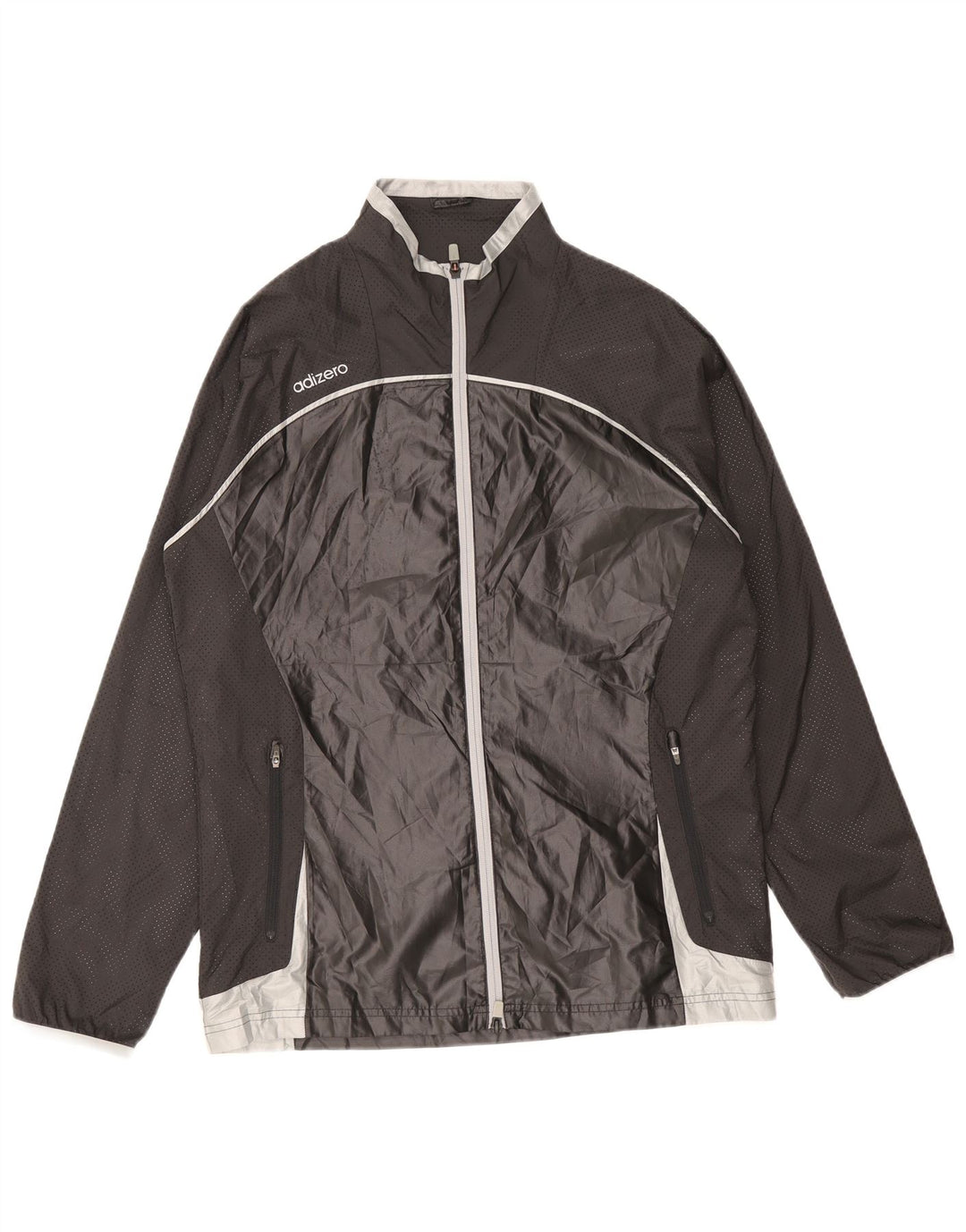 Adidas Regnjakke til mænd UK 42 XL Sort Colourblock Polyester