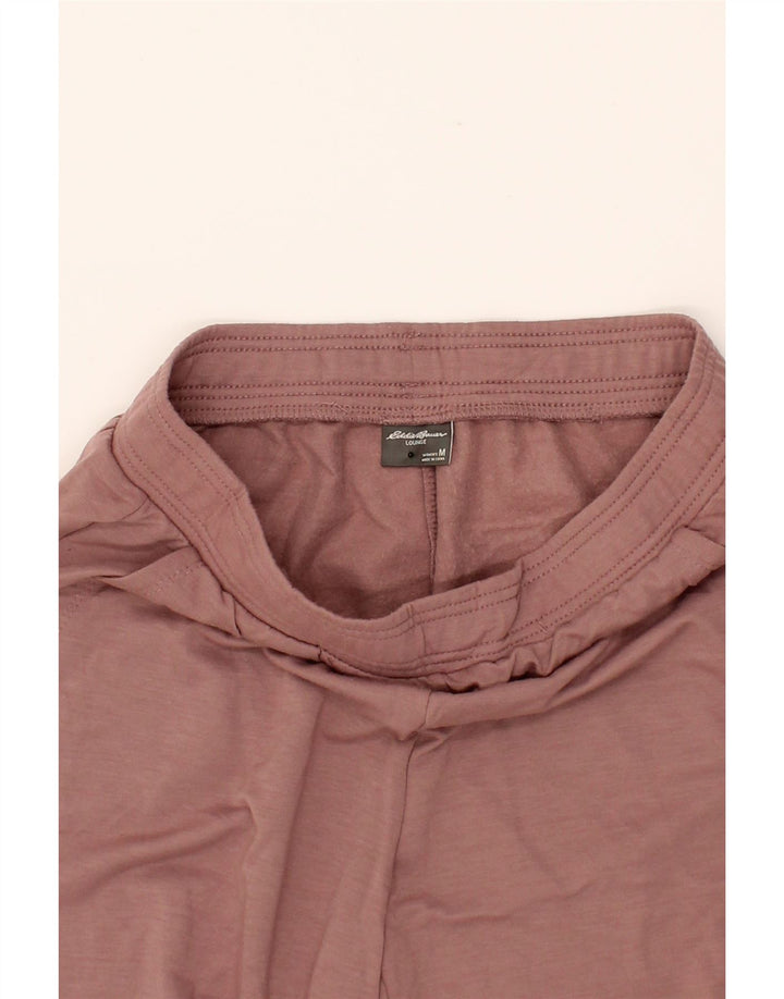 EDDIE BAUER Womens Tracksuit Trousers Joggers UK 14 Medium  Pink Polyester Vintage Eddie Bauer and Second-Hand Eddie Bauer from Messina Hembry 