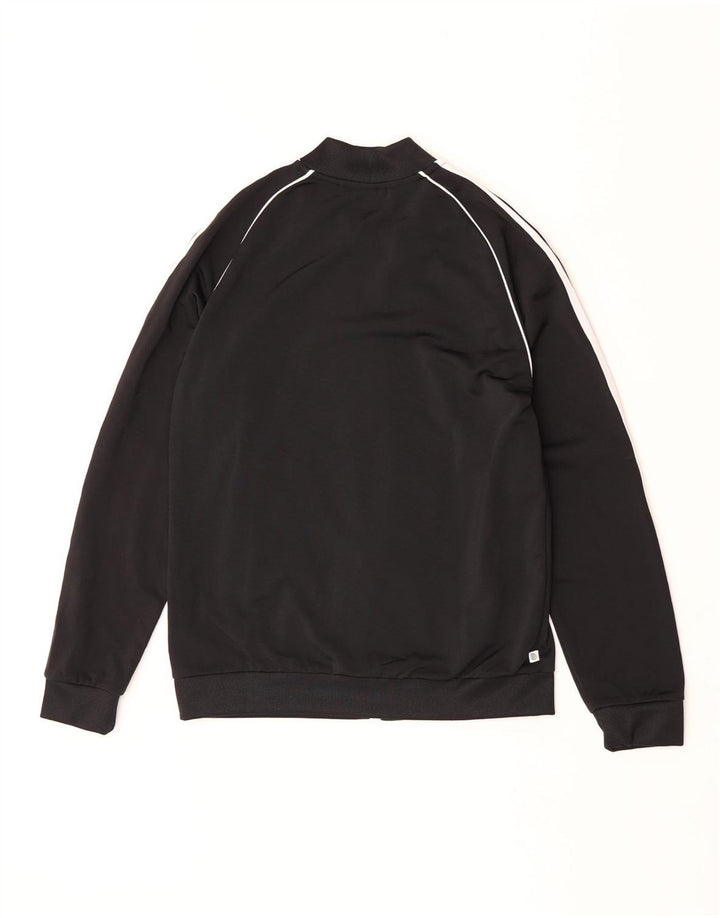 Adidas Drenge Træningsdragt Topjakke 12-13 År Sort Polyester