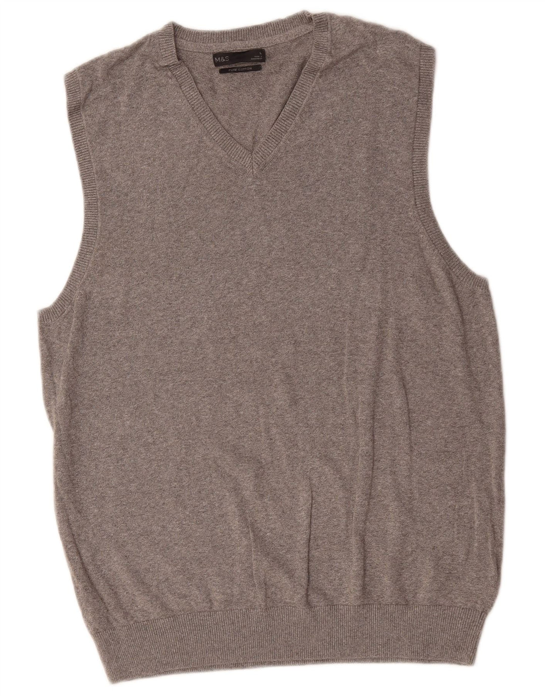 Marks & Spencer Herrevest Tank Top Stor Grå Bomuld