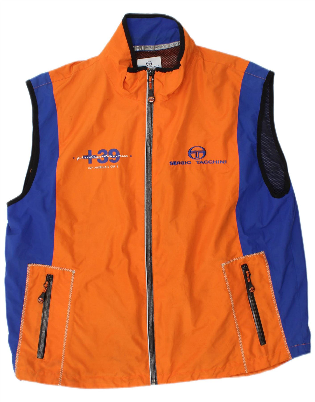 Sergio Tacchini Herre grafisk træningsdragt Topjakke 3XL Orange Colourblock