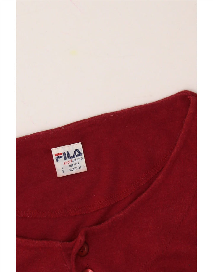 FILA Mens Graphic T-Shirt Top Medium Red Cotton Vintage Fila and Second-Hand Fila from Messina Hembry 