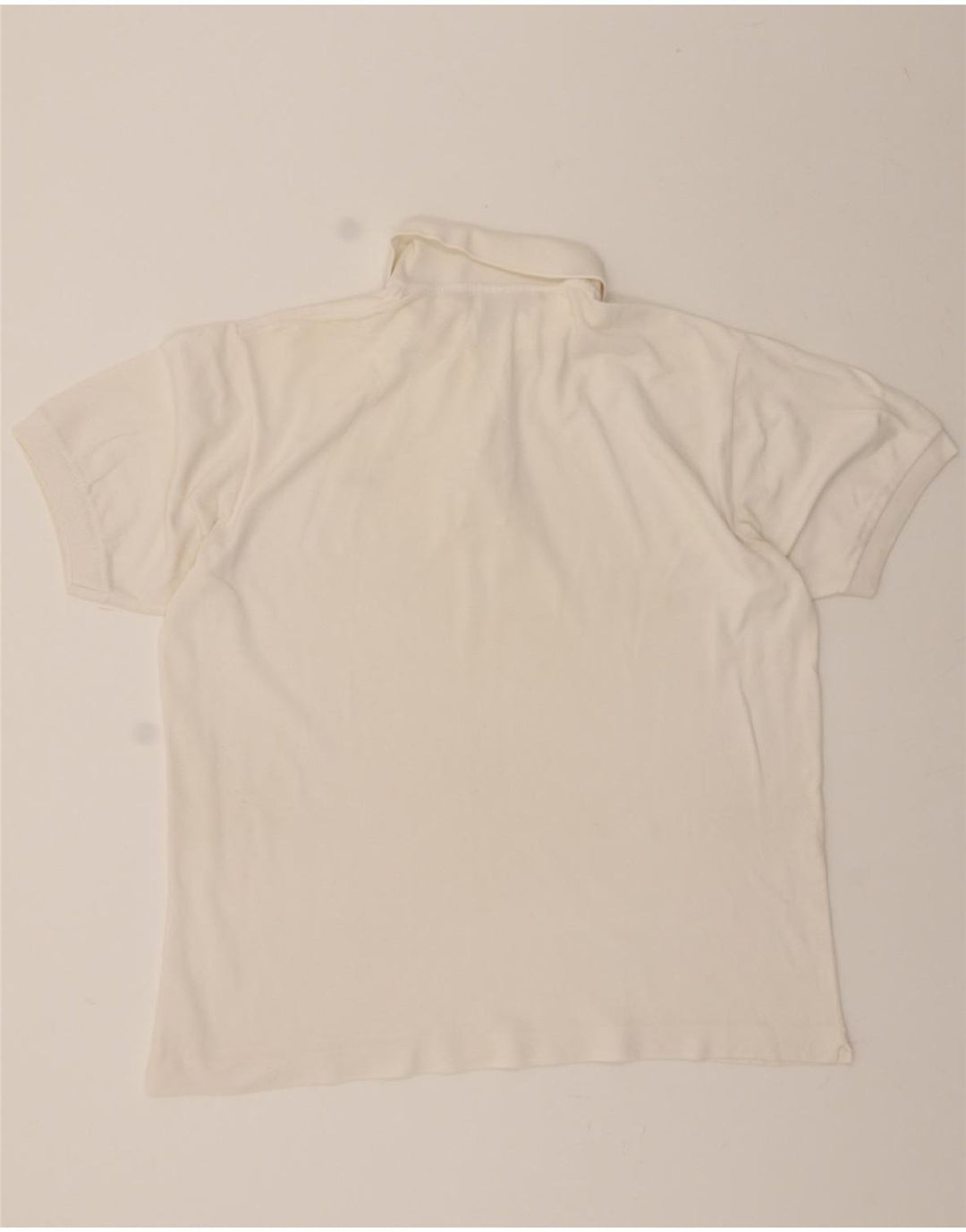 LACOSTE Mens Polo Shirt Size 4 Medium White Cotton Vintage Lacoste and Second-Hand Lacoste from Messina Hembry 