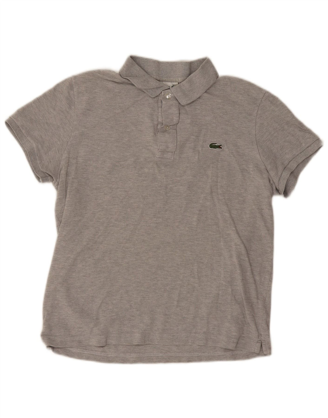 Lacoste Herre Slim Fit Polo Shirt Størrelse 4 Medium Grå Bomuld