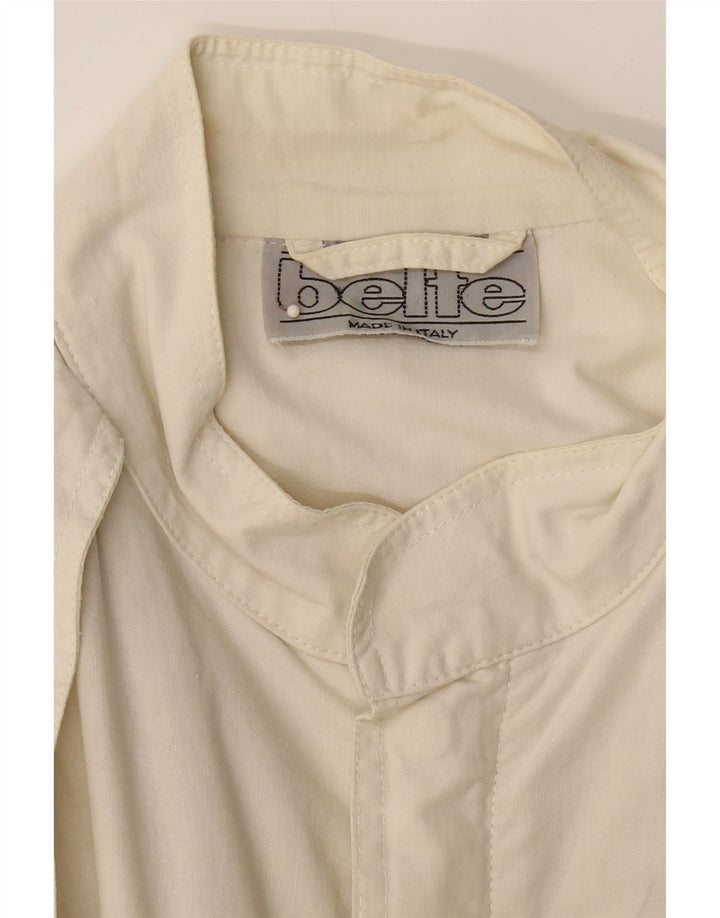 BELFE Mens Utility Gilet IT 48 Medium Off White Cotton Vintage Belfe and Second-Hand Belfe from Messina Hembry 