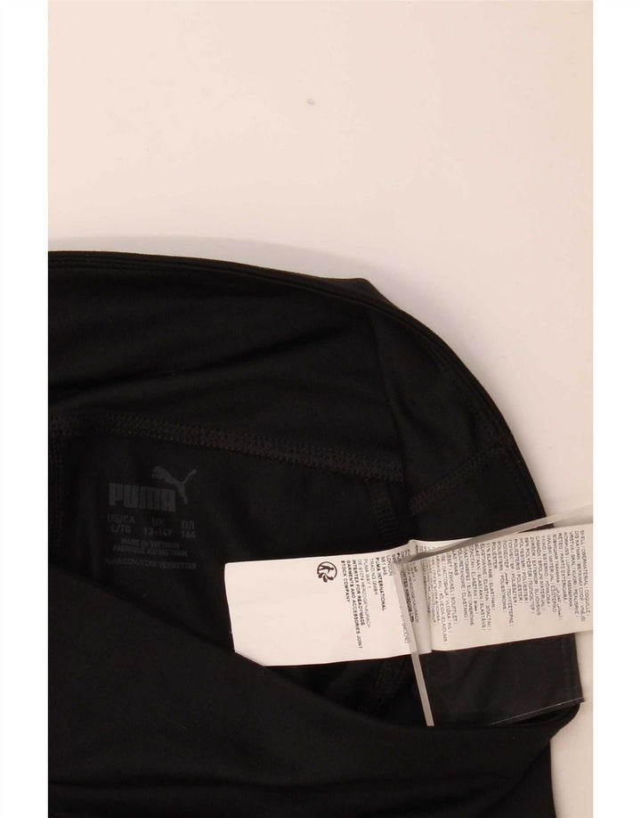Puma piger grafiske leggings 13-14 år sort polyester