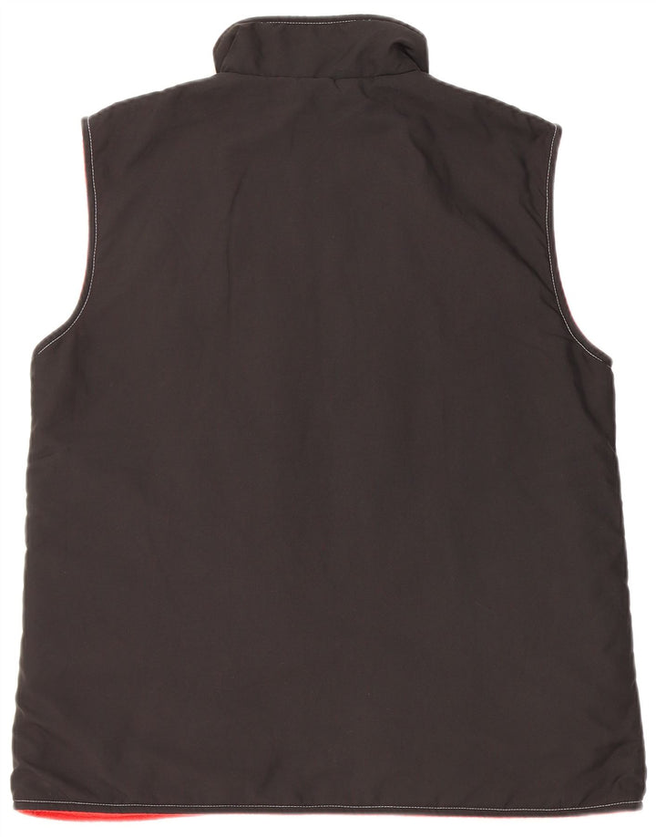 Lotto Herre Reversible Gilet UK 36 Small Black Colourblock Polyester