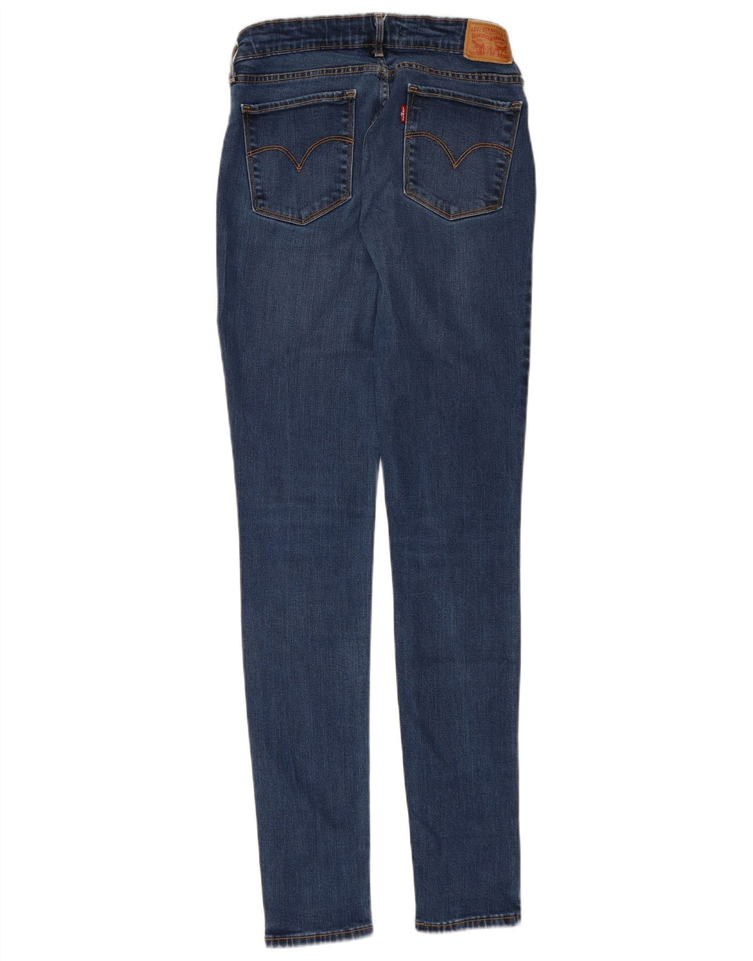 LEVI'S Dame 711 Skinny Jeans W29 L34 Blå Lyocell