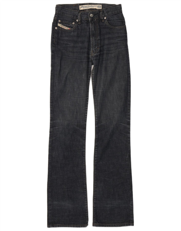 DIESEL Dame Bootcut Jeans W26 L33 Marineblå Bomuld