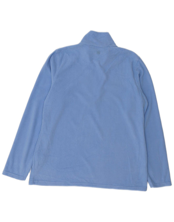 Mountain Warehouse Dame lynlås-hals Fleece Jumper UK 16 Large Blue Polyester