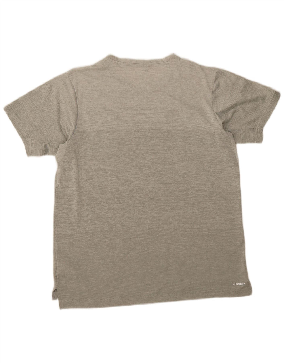 ADIDAS Herre Climalite T-Shirt Top Stor Grå Flecked Polyester