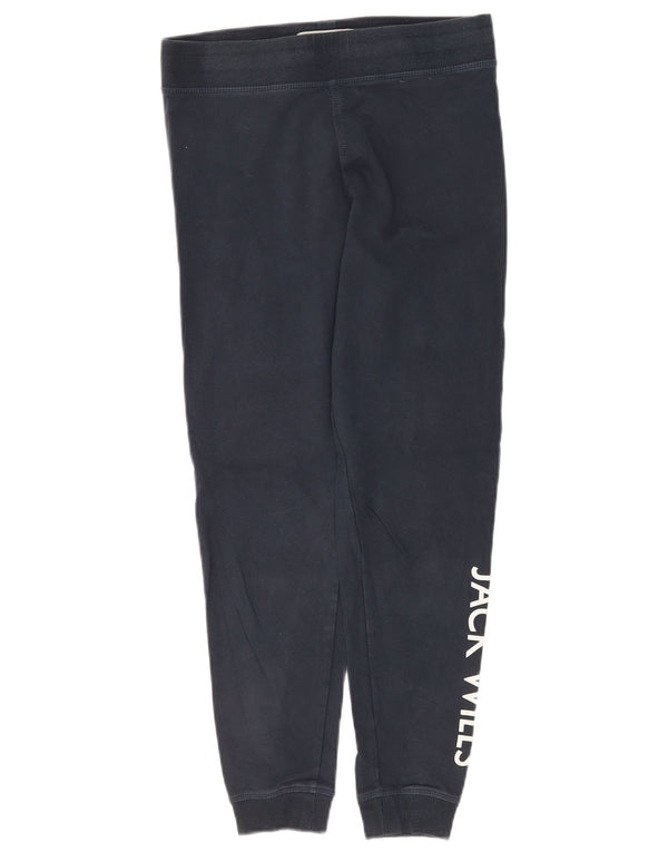 Jack Wills Grafisk træningsdragt til kvinder Joggers UK 10 Small Navy Blue