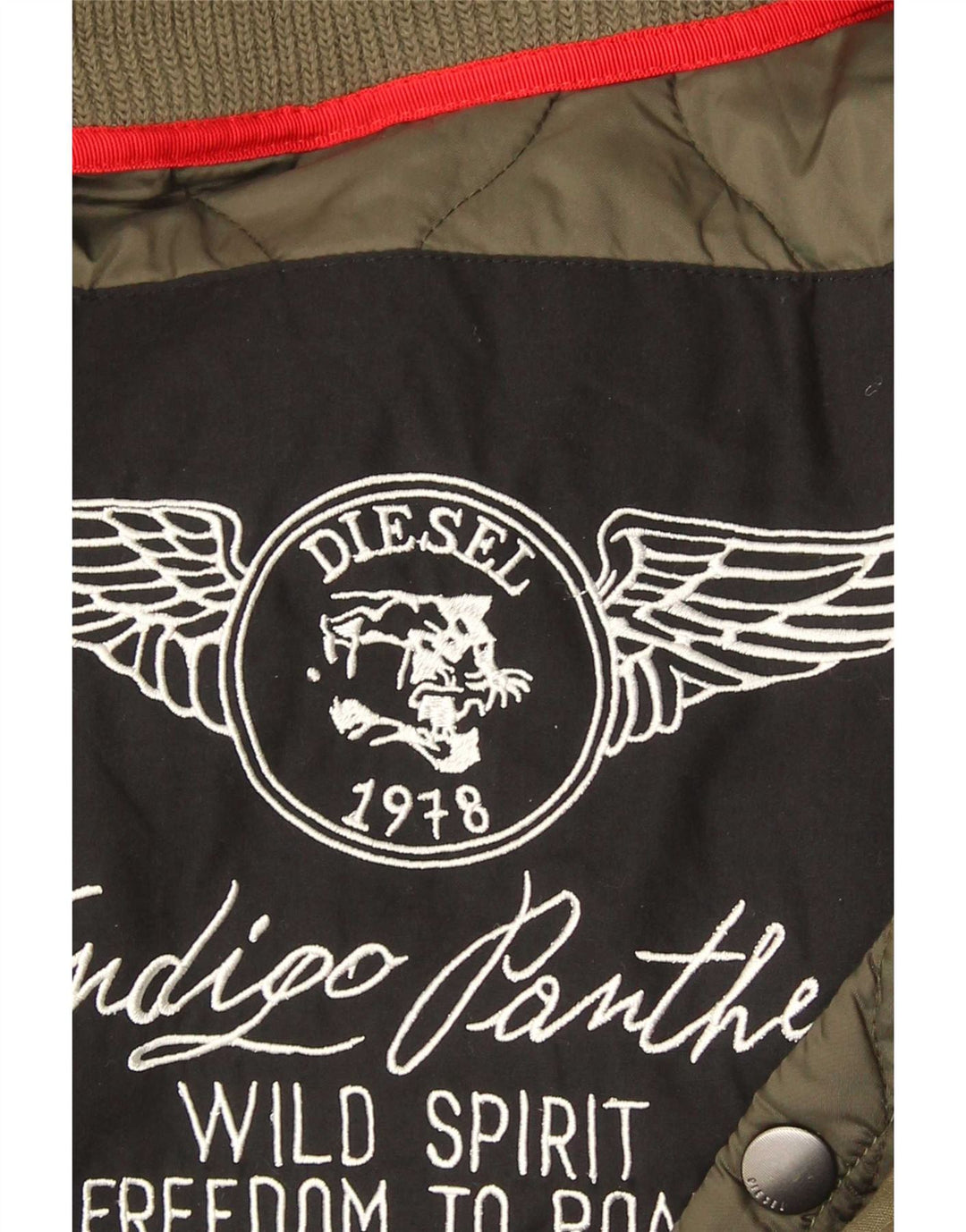 Diesel Herre Hooded Parka Jacket UK 38 Medium Khaki