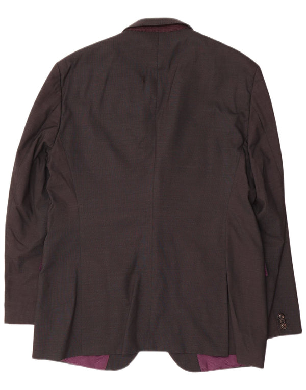 Hugo Boss Herre 2-knaps blazerjakke EU 54 2XL Grå Uld