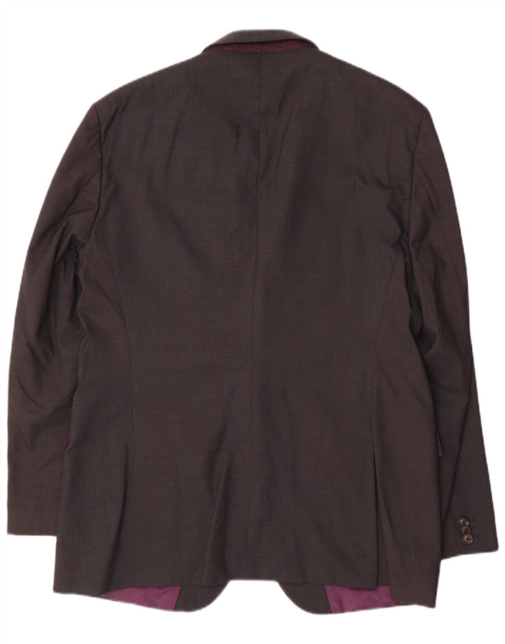 Hugo Boss Herre 2-knaps blazerjakke EU 54 2XL Grå Uld