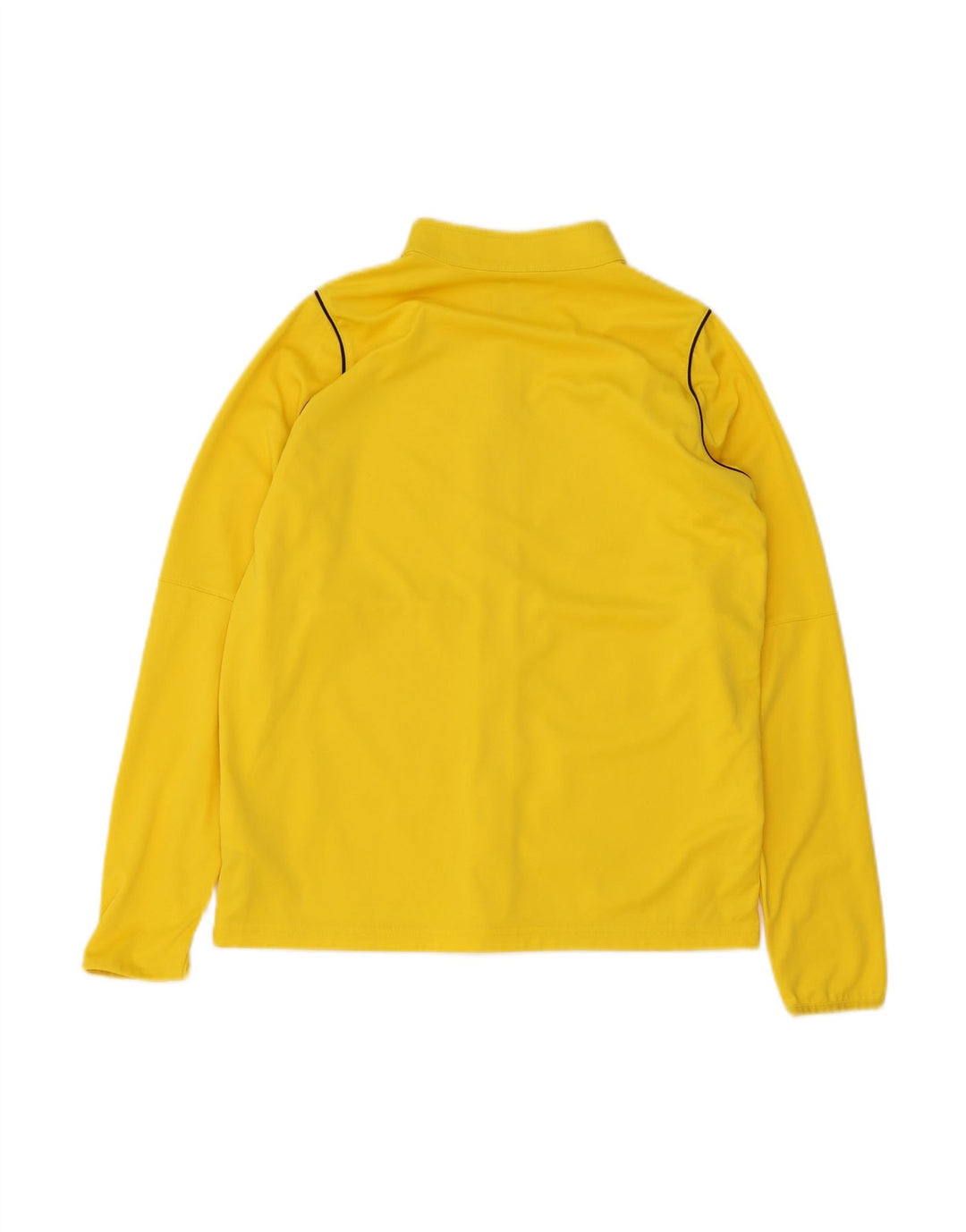 NIKE Boys Dri Fit Tracksuit Top Jacket 13-14 Years XL Yellow Polyester