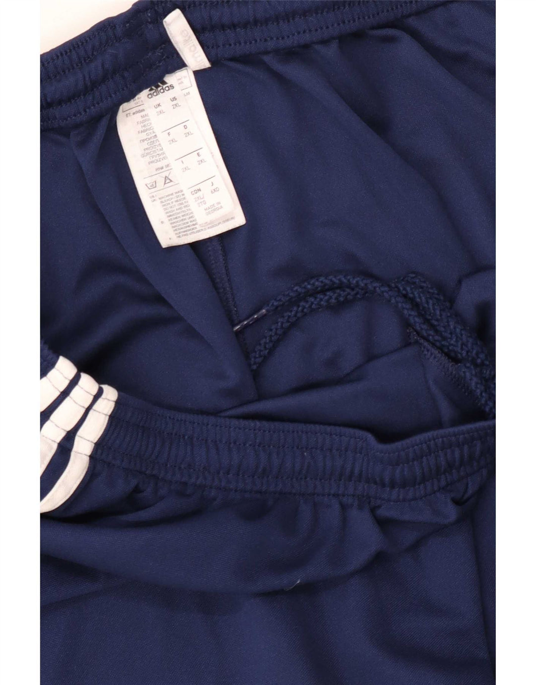 Adidas Herre Climalite Sportshorts 2XL Navy Blue Polyester