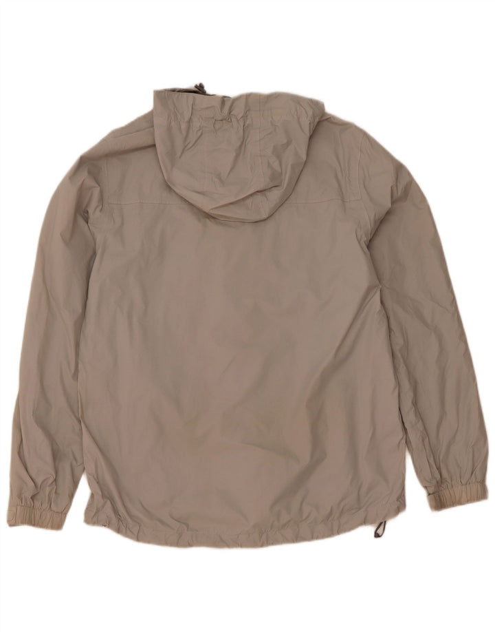Mountain Warehouse Regnjakke med hætte til mænd UK 38 Medium Grå Polyester