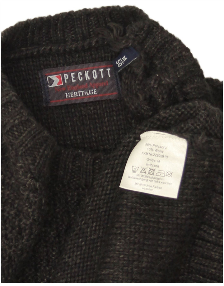 Peckott Heritage Heritage Crew Neck Jumper Sweater Medium Grey Polyacrylic