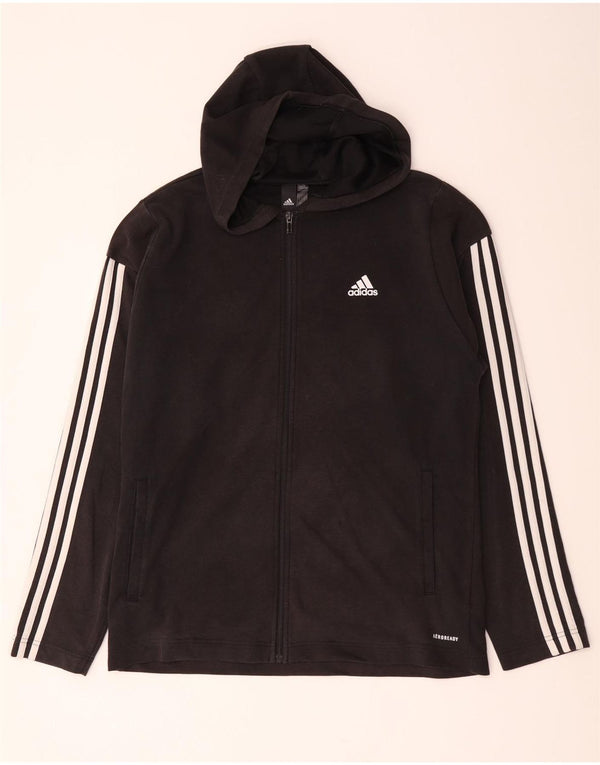 Adidas Mens Aeroready Zip Hoodie Sweater Large Black Cotton