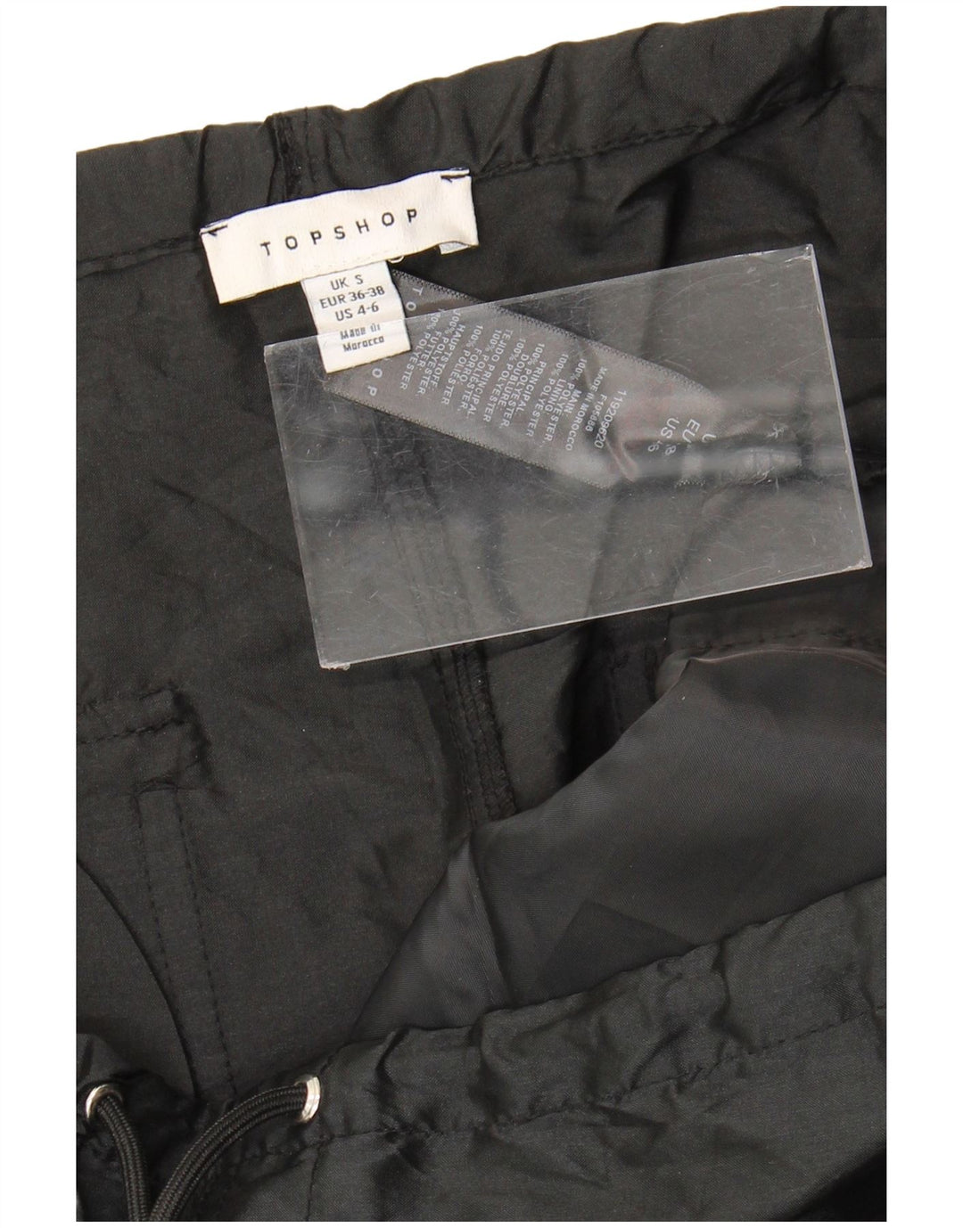 Topshop Dame træningsdragt Bukser UK 10 Small Black Polyester