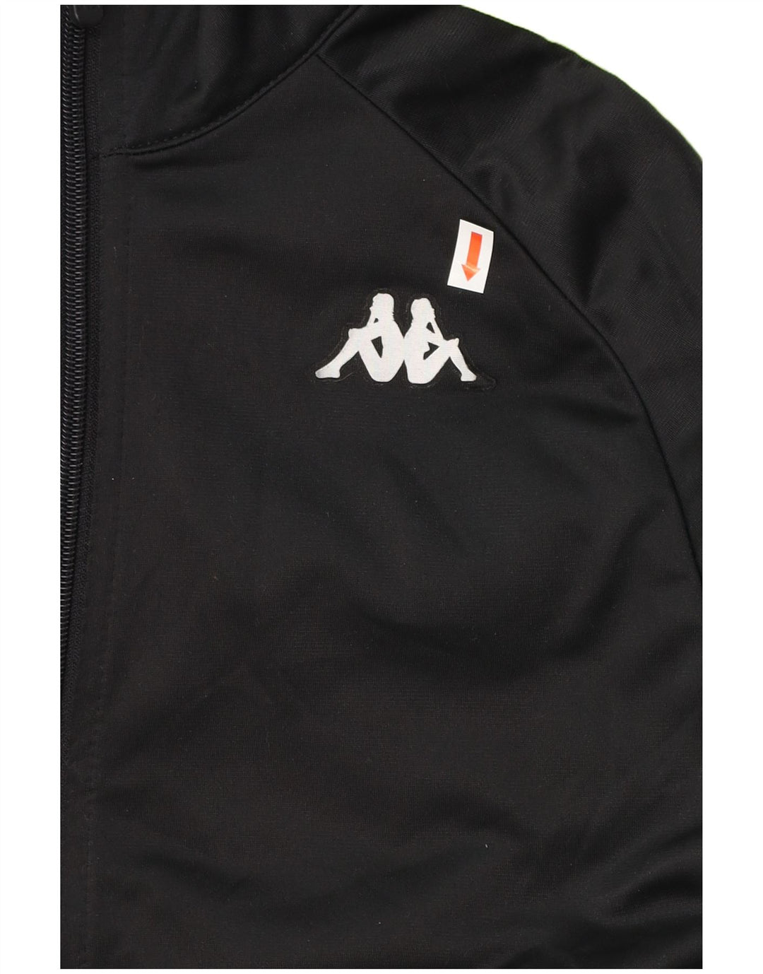 KAPPA drenge grafisk hel træningsdragt 15-16 år Sort Colourblock Polyester