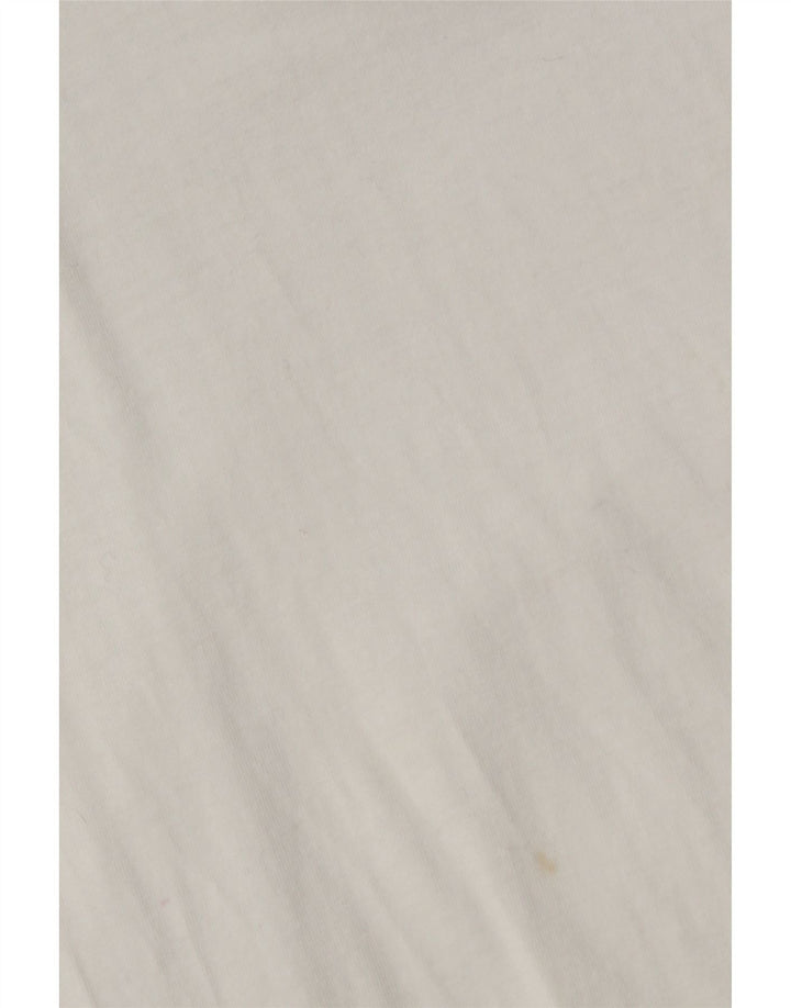 ZARA Womens Oversized T-Shirt Top UK 10 Small White Cotton Vintage Zara and Second-Hand Zara from Messina Hembry 