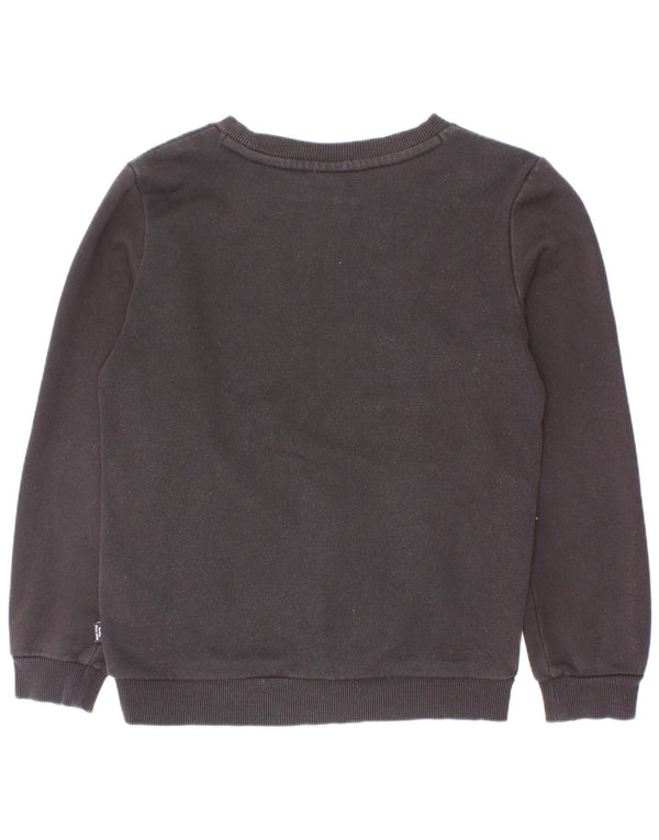 Puma Boys Graphic Sweatshirt Jumper 7-8 år Sort Bomuld